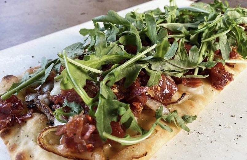 proscuitto and hot honey flatbread